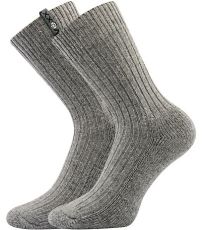 Unisex vlněné ponožky Aljaška Voxx šedá melé