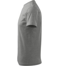 Pánské triko Classic New Malfini tmavě šedý melír