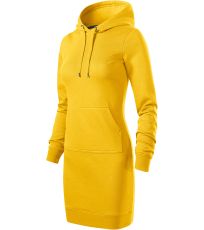 Dámské mikinové šaty Snap Malfini žlutá