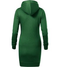 Dámské mikinové šaty Snap Malfini lahvově zelená