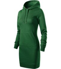 Dámské mikinové šaty Snap Malfini lahvově zelená