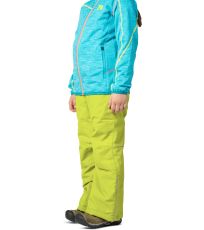 Dětské lyžařské kalhoty AKITA JR II HANNAH Citronelle