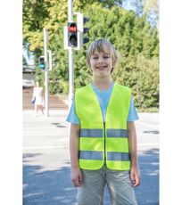 Dětská bezpečnostní vesta se zipem Aalborg Korntex Neon Green