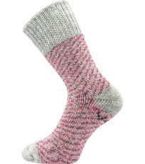 Silné zimní ponožky Molde Voxx růžová