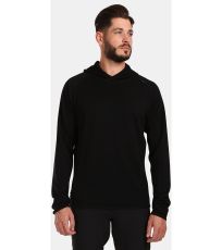 Pánský vlněný svetr s kapucí MOSEO-M KILPI Černá