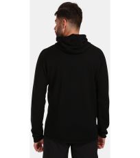 Pánský vlněný svetr s kapucí MOSEO-M KILPI Černá