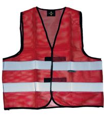 Reflexní síťovaná vesta Thessaloniki Korntex Red