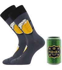 Pánské trendy ponožky PiVoXX + plechovka Voxx vzor B
