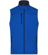 Pánská softshellová vesta JN1170 James&Nicholson Nautic Blue