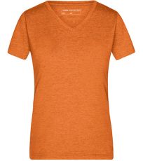 Dámské tričko JN973 James&Nicholson Orange Melange