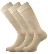 Pánské společenské ponožky - 3 páry Diplomat Lonka béžová