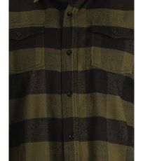 Dámská flanelová košile BU5210 Burnside Army - Black -Checked