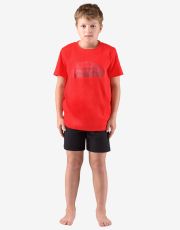 Chlapecké pyžamo krátké 69004P GINA červená - černá