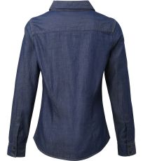 Dámská džínová košile PR322 Premier Workwear Indigo Denim