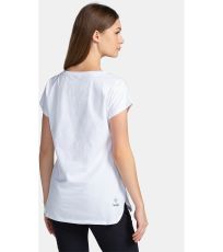 Dámské bavlněné triko NELLIM-W KILPI Bílá