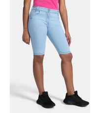 Dámské jeansové šortky PARIVA-W KILPI Bílo/Modrá