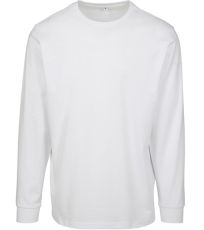 Pánské triko s dlouhým rukávem BY091 Build Your Brand White