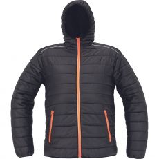 Pánská zateplená bunda MAX VIVO LIGHT Cerva černá/oranžová