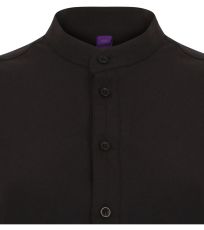 Dámská mandarínská košile s rolovatelným rukávem H593 Henbury Black