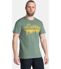 Pánské bavlněné triko CHOOSE-M KILPI Tmavě zelená