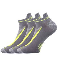 Unisex sportovní ponožky - 3 páry Rex 10 Voxx šedá