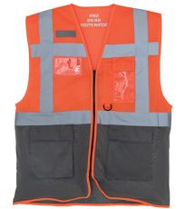 Reflexní multifunkční vesta HVW820 YOKO Fluorescent Orange