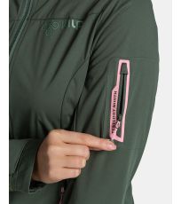 Dámská softshellová bunda BELTRA-W KILPI Tmavě zelená
