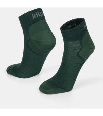 Unisex běžecké ponožky - 2 páry MINIMIS-U KILPI Tmavě zelená