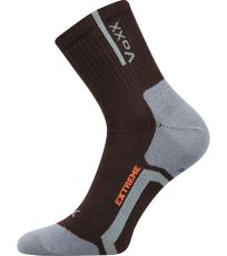 Unisex sportovní ponožky Josef Voxx hnědá