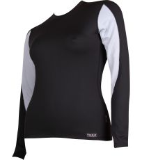 Dámské funkční tričko s dlouhým rukávem SOLID 02 Voxx černá/šedá