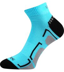 Unisex sportovní ponožky - 3 páry Flash Voxx neon tyrkys