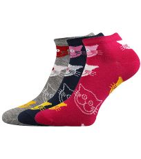 Dámské vzorované ponožky 1-3 páry Piki 52 Boma mix