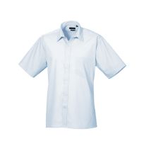 Pánská košile s krátkým rukávem PR202 Premier Workwear Light Blue -ca. Pantone 2708