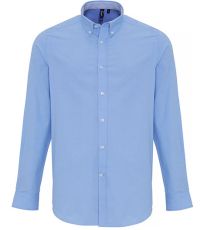 Pánská košile oxford s dlouhý rukávem PR238 Premier Workwear Oxford Blue -ca. Pantone 7453