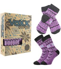 Dámské ponožky a palčáky Trondelag set Voxx fialová
