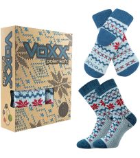 Dámské ponožky a palčáky Trondelag set Voxx azurová