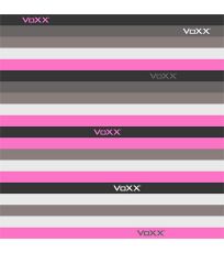 Dámský multifunkční nákrčník SOLID Voxx pruhy neon růžová