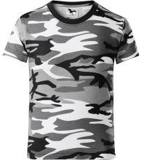 Dětské triko Camouflage Malfini camouflage gray