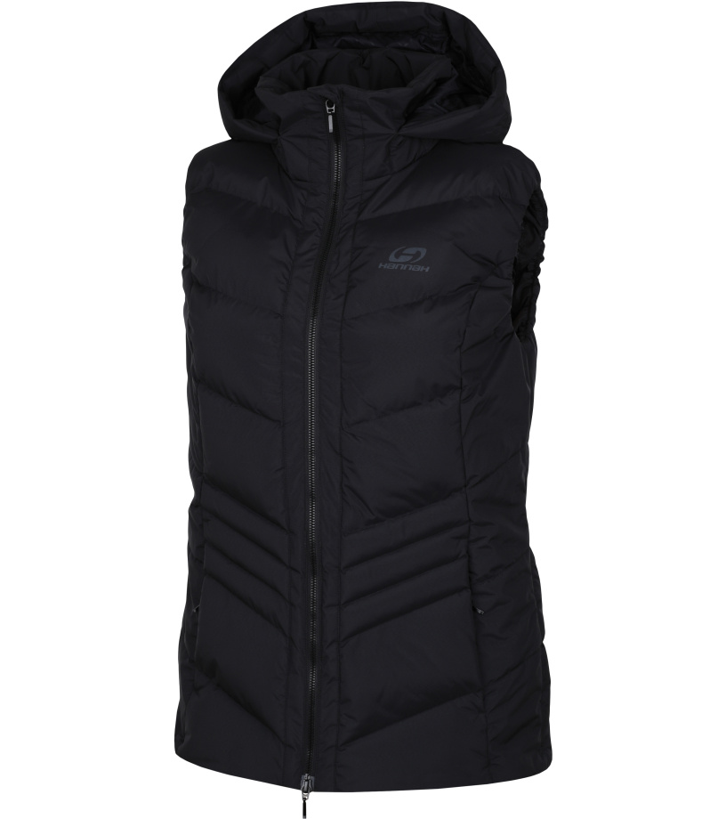 HANNAH Joyce II Shine Dámská zateplená vesta 217HH0054HV01 anthracite 42