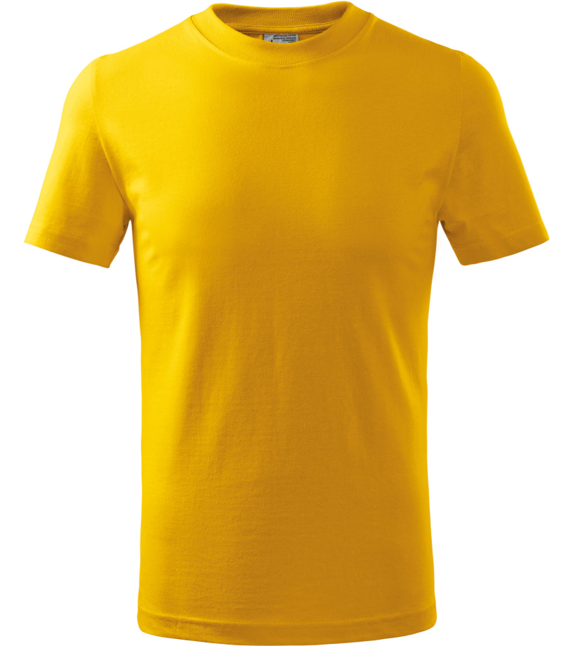 Dětské triko Classic 160 Malfini žlutá