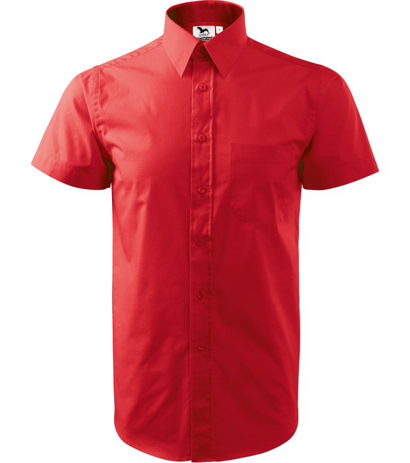 Pánská košile Shirt short sleeve Malfini červená