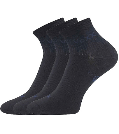Voxx Boby Sportovní slabé ponožky - 3 páry BM000004236200100984 černá 39-42 (26-28)