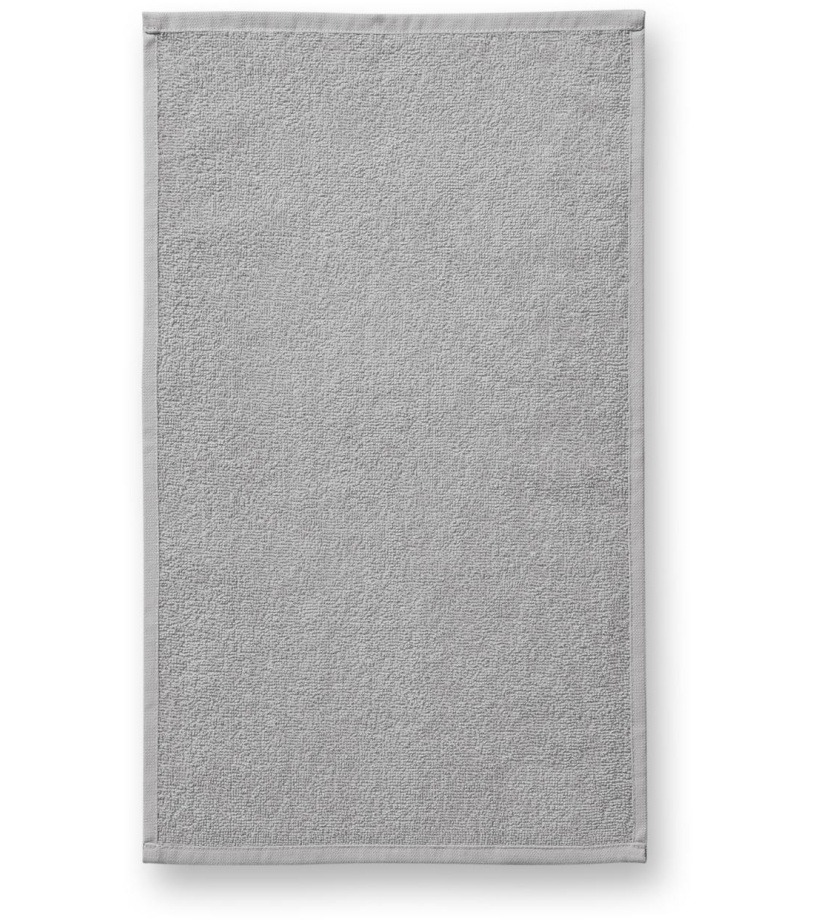 Malý ručník Terry Hand Towel 30x50 Malfini Světle šedá