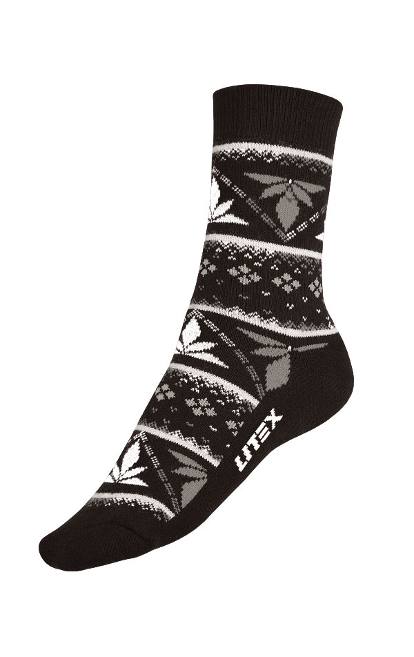 Unisex termo ponožky 9A036 LITEX černá