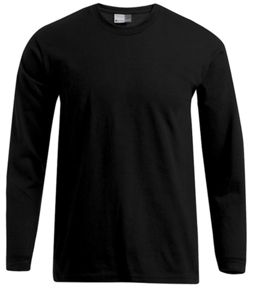 Promodoro Pánské triko s dlouhým rukávem E4099 Black XL