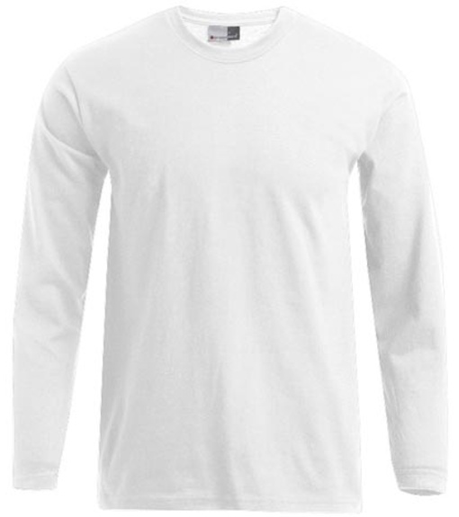 Promodoro Pánské triko s dlouhým rukávem E4099 White L