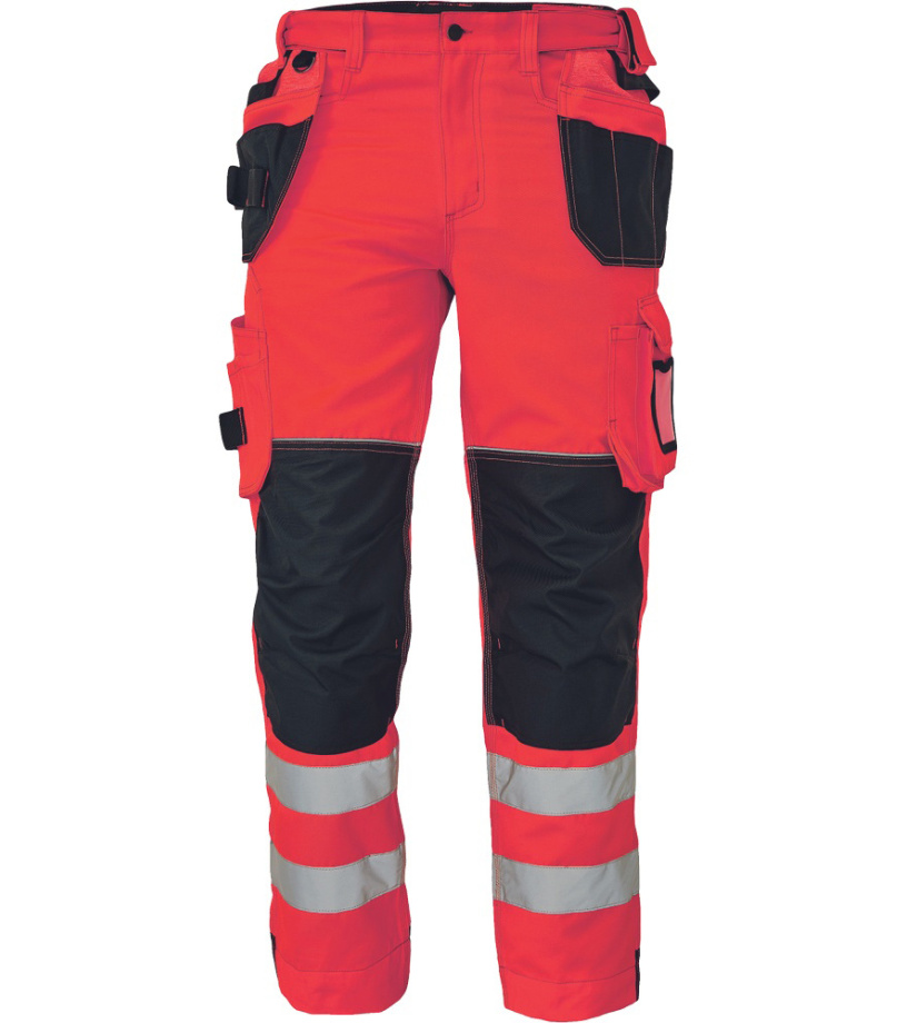 Knoxfield Knoxfield 310 Fl Pánské pracovní HI-VIS kalhoty 03020373 červená 46.