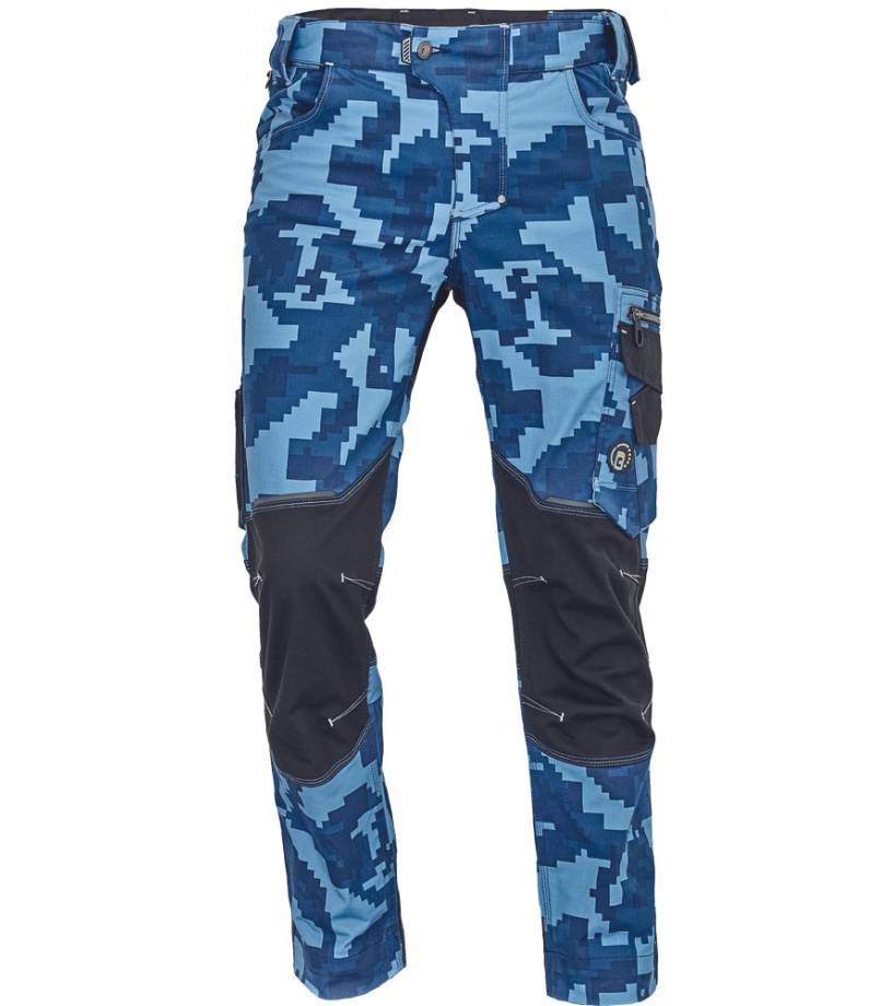 Cerva Neurum Camouflage Pánské pracovní kalhoty 03520005 navy 46