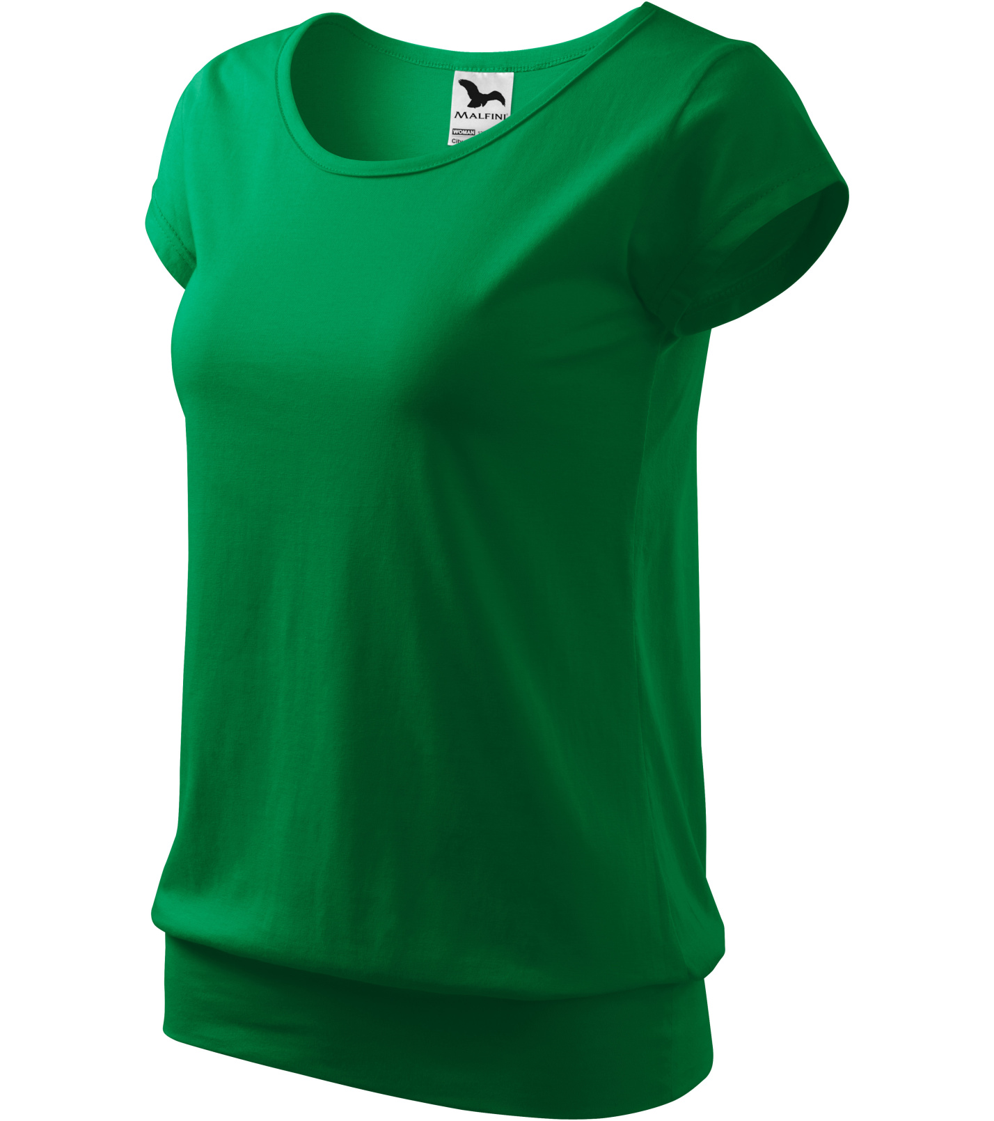 Dámské triko City Malfini středně zelená