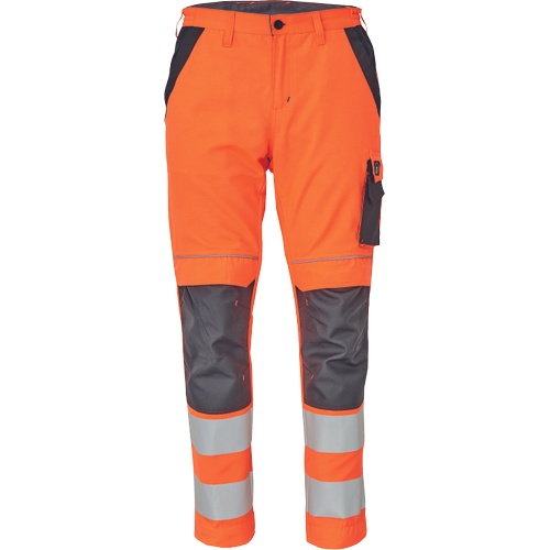 Cerva Max Vivo Hv Pánské HI-VIS pracovní kalhoty 03520081 oranžová 62
